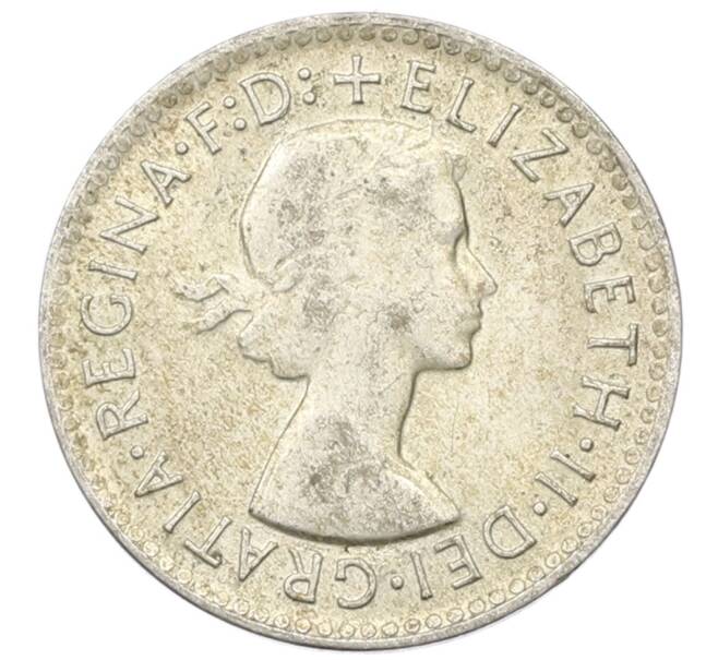 Монета 3 пенса 1963 года Австралия (Артикул: M2-81607) — Фото №2