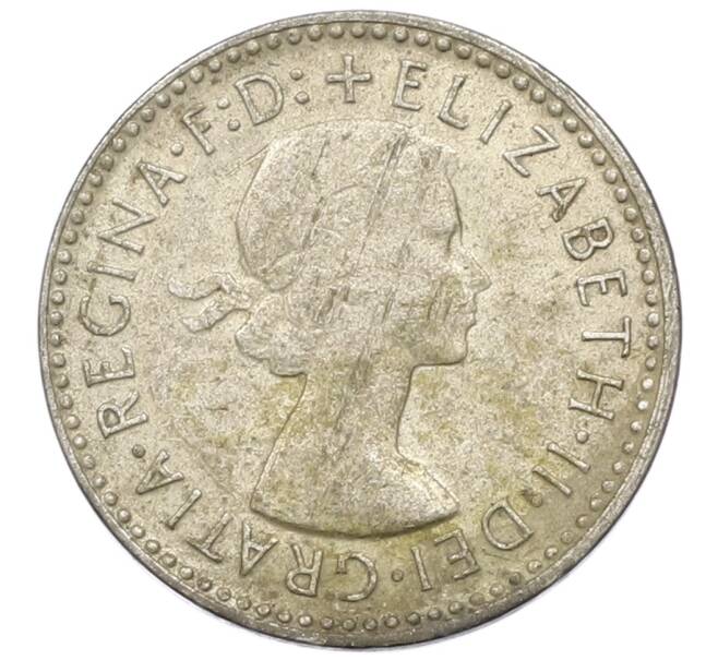 Монета 3 пенса 1960 года Австралия (Артикул: M2-81608) — Фото №2