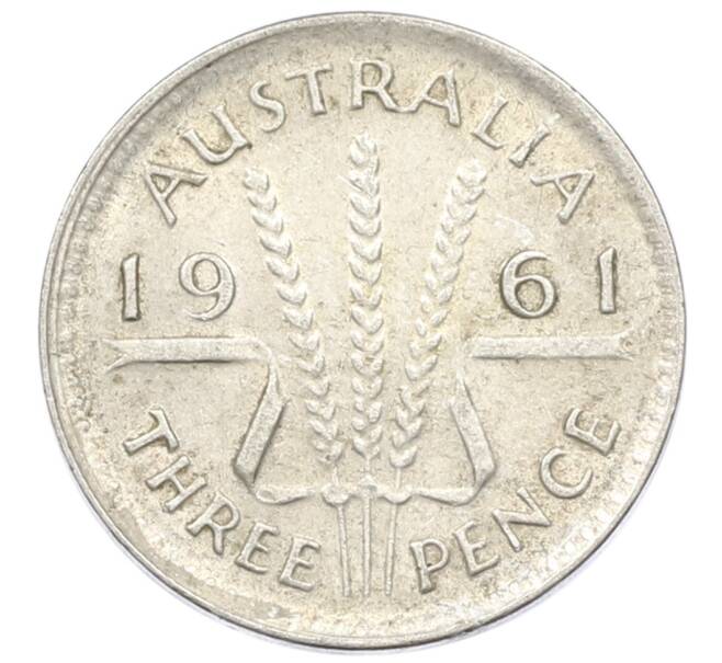 Монета 3 пенса 1961 года Австралия (Артикул: M2-81609) — Фото №1