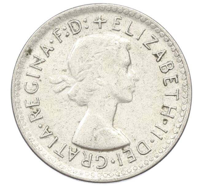 Монета 3 пенса 1960 года Австралия (Артикул: M2-81612) — Фото №2
