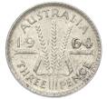 Монета 3 пенса 1964 года Австралия (Артикул: M2-81613) — Фото №1