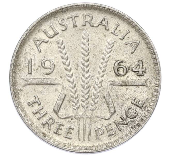 Монета 3 пенса 1964 года Австралия (Артикул: M2-81613) — Фото №1