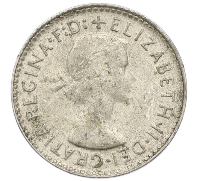 Монета 3 пенса 1964 года Австралия (Артикул: M2-81613) — Фото №2