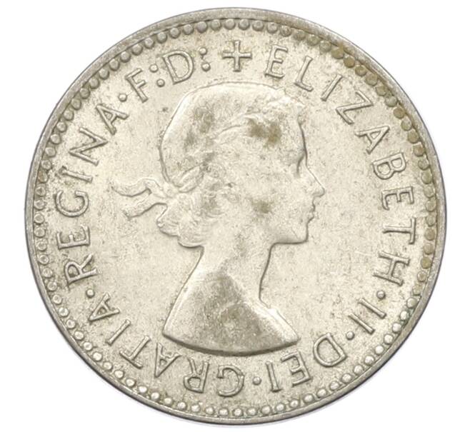 Монета 3 пенса 1959 года Австралия (Артикул: M2-81620) — Фото №2