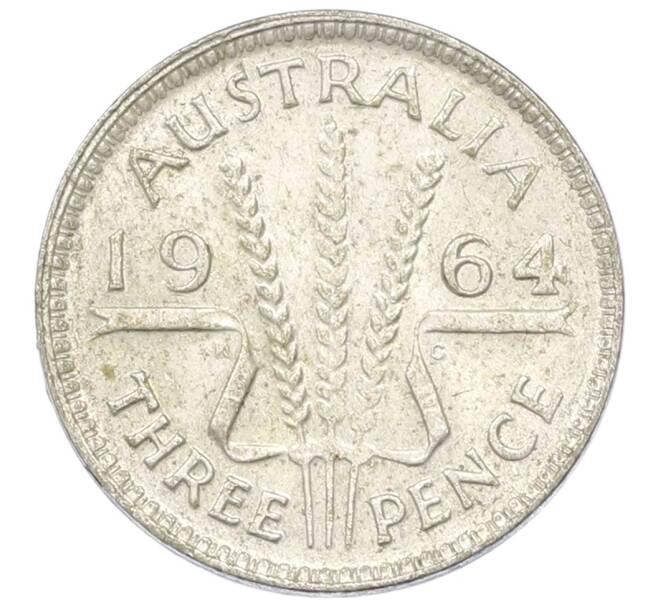 Монета 3 пенса 1964 года Австралия (Артикул: M2-81622) — Фото №1