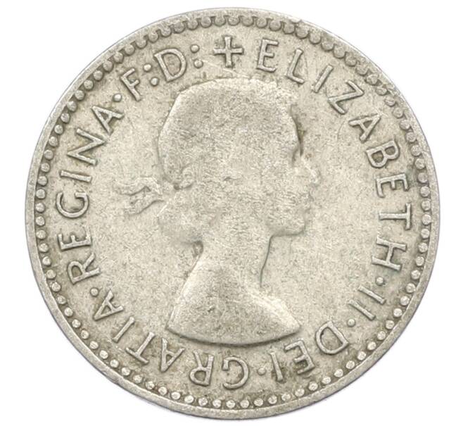 Монета 3 пенса 1957 года Австралия (Артикул: M2-81624) — Фото №2
