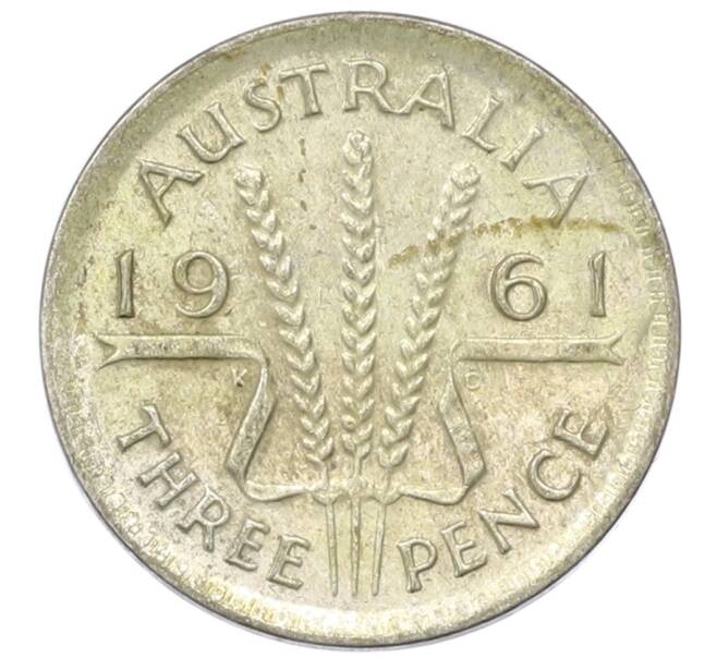 Монета 3 пенса 1961 года Австралия (Артикул: M2-81628) — Фото №1