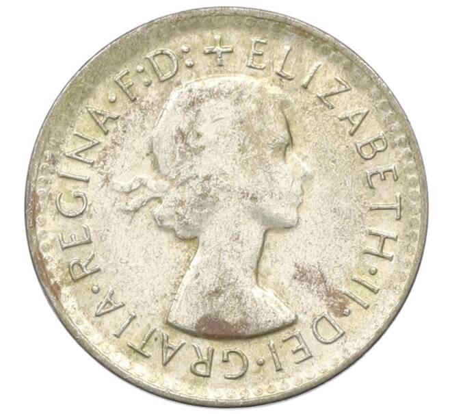 Монета 3 пенса 1961 года Австралия (Артикул: M2-81628) — Фото №2