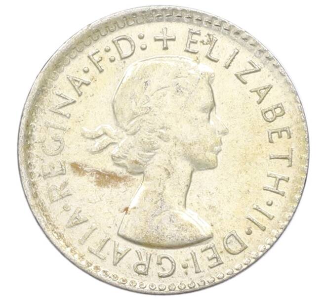 Монета 3 пенса 1964 года Австралия (Артикул: M2-81629) — Фото №2
