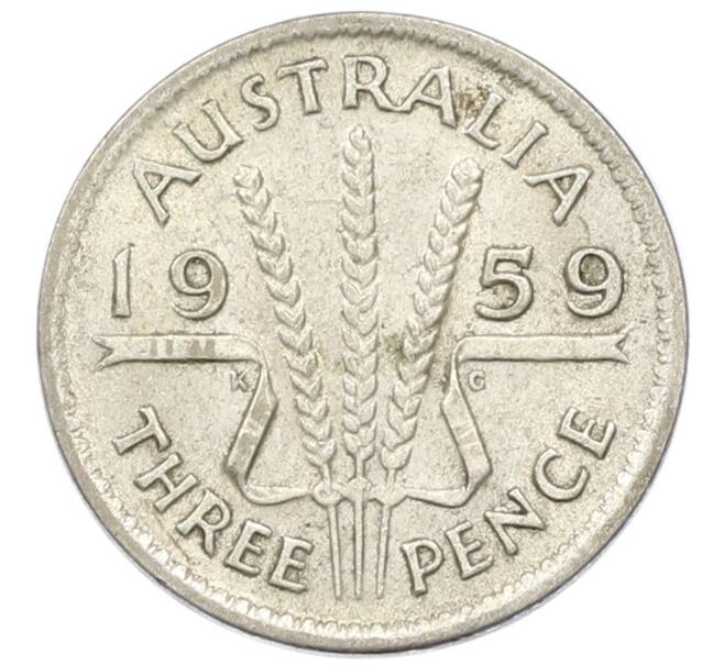 Монета 3 пенса 1959 года Австралия (Артикул: M2-81630) — Фото №1