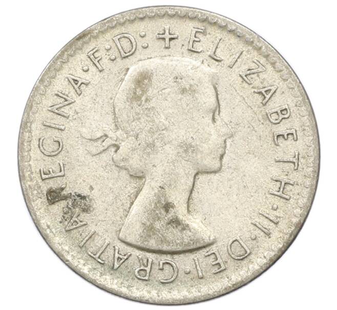 Монета 3 пенса 1959 года Австралия (Артикул: M2-81630) — Фото №2
