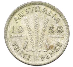 3 пенса 1958 года Австралия