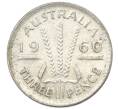 Монета 3 пенса 1960 года Австралия (Артикул: M2-81634) — Фото №1