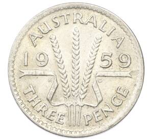 3 пенса 1959 года Австралия — Фото №1