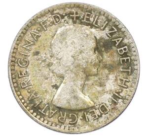 3 пенса 1957 года Австралия — Фото №2