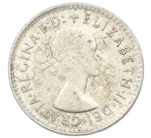 3 пенса 1960 года Австралия — Фото №2