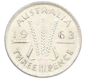 3 пенса 1963 года Австралия — Фото №1