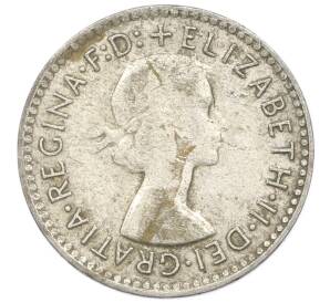 3 пенса 1955 года Австралия