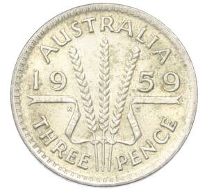 3 пенса 1959 года Австралия — Фото №1