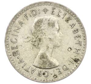 3 пенса 1956 года Австралия — Фото №2