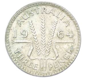 3 пенса 1964 года Австралия — Фото №1