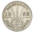 Монета 3 пенса 1955 года Австралия (Артикул: M2-81645) — Фото №1