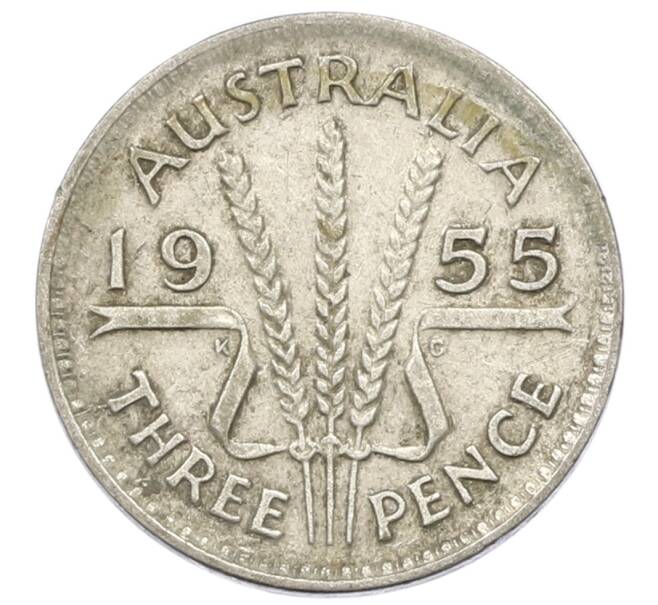 Монета 3 пенса 1955 года Австралия (Артикул: M2-81645) — Фото №1