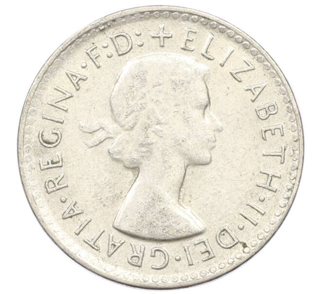 Монета 3 пенса 1961 года Австралия (Артикул: M2-81646) — Фото №2