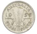 Монета 3 пенса 1959 года Австралия (Артикул: M2-81647) — Фото №1