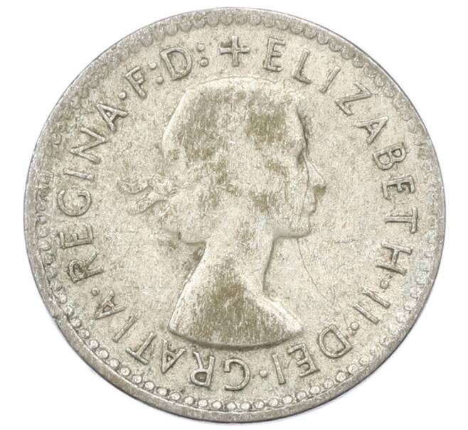 Монета 3 пенса 1959 года Австралия (Артикул: M2-81647) — Фото №2
