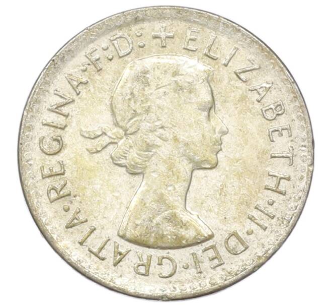 Монета 3 пенса 1961 года Австралия (Артикул: M2-81648) — Фото №2