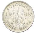 Монета 3 пенса 1959 года Австралия (Артикул: M2-81649) — Фото №1