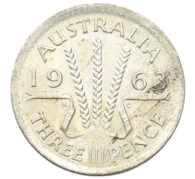Монета 3 пенса 1963 года Австралия (Артикул: M2-81652) — Фото №1