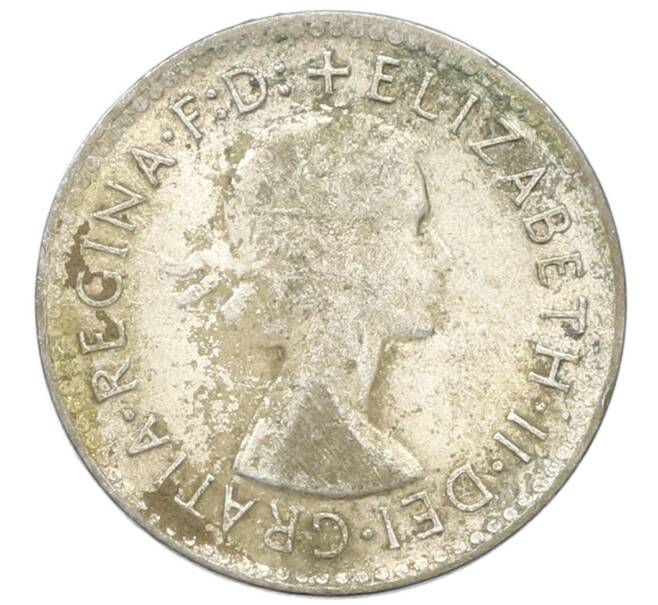 Монета 3 пенса 1964 года Австралия (Артикул: M2-81654) — Фото №2