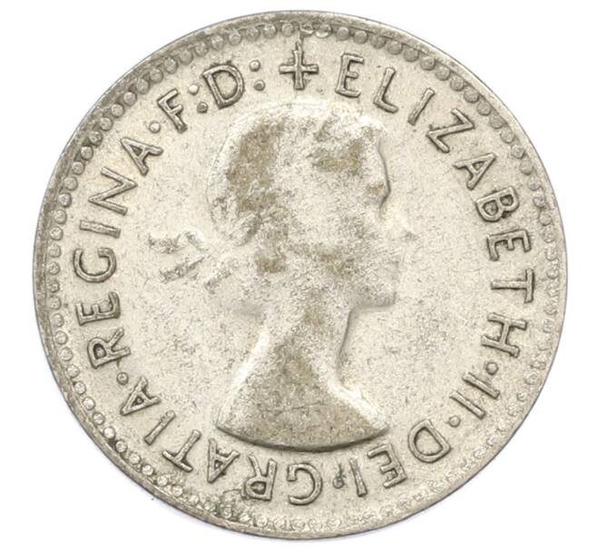 Монета 3 пенса 1955 года Австралия (Артикул: M2-81657) — Фото №2