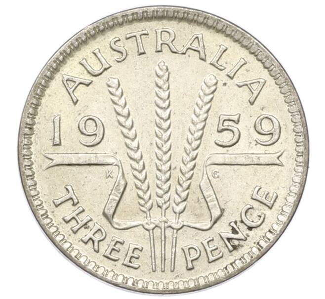 Монета 3 пенса 1959 года Австралия (Артикул: M2-81658) — Фото №1
