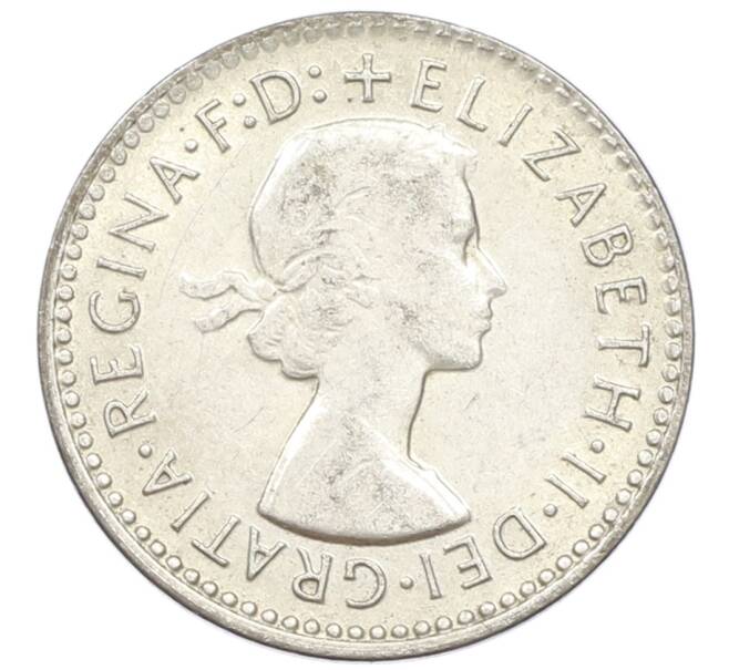Монета 3 пенса 1959 года Австралия (Артикул: M2-81658) — Фото №2