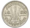 Монета 3 пенса 1959 года Австралия (Артикул: M2-81661) — Фото №1