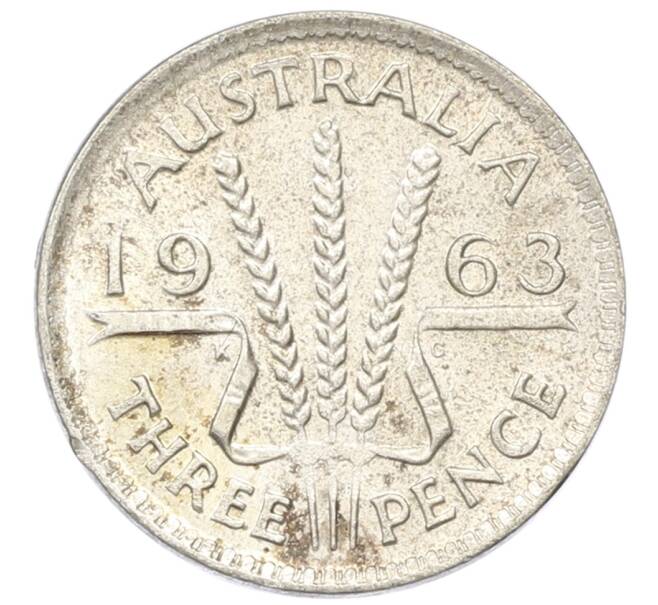Монета 3 пенса 1963 года Австралия (Артикул: M2-81662) — Фото №1