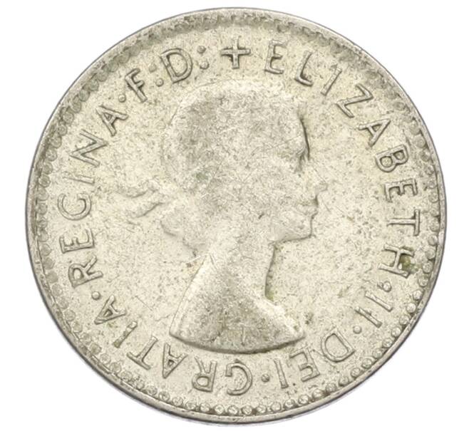 Монета 3 пенса 1959 года Австралия (Артикул: M2-81663) — Фото №2
