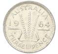 Монета 3 пенса 1964 года Австралия (Артикул: M2-81665) — Фото №1