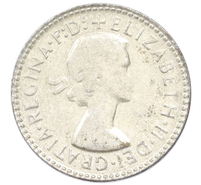 Монета 3 пенса 1964 года Австралия (Артикул: M2-81665) — Фото №2
