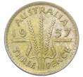 Монета 3 пенса 1957 года Австралия (Артикул: M2-81666) — Фото №1