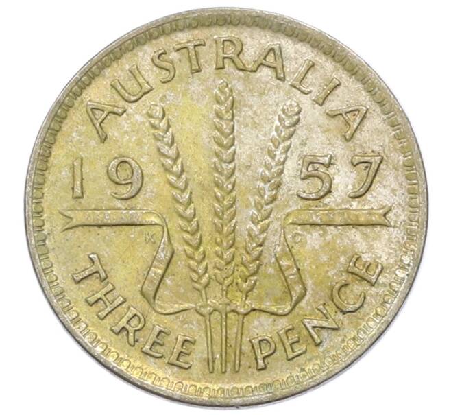 Монета 3 пенса 1957 года Австралия (Артикул: M2-81666) — Фото №1