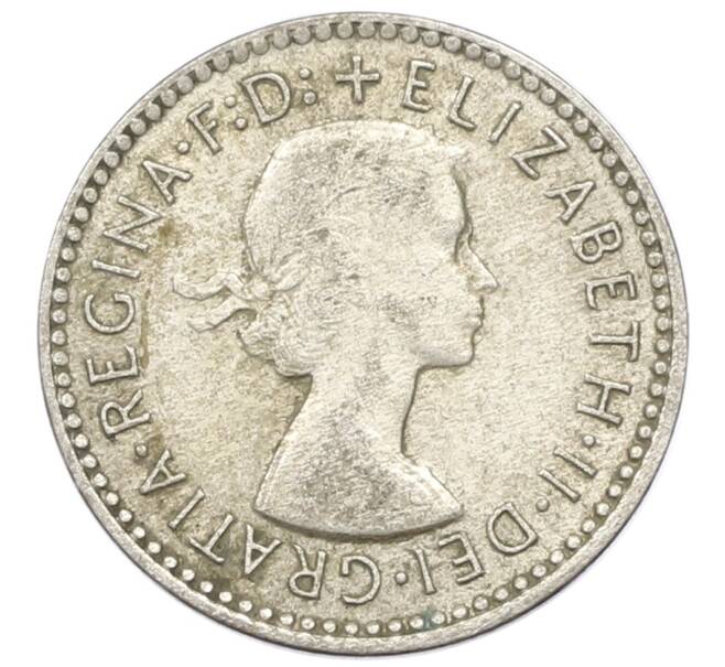 Монета 3 пенса 1957 года Австралия (Артикул: M2-81667) — Фото №2