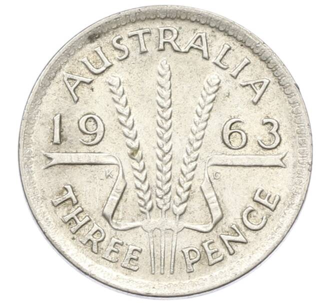 Монета 3 пенса 1963 года Австралия (Артикул: M2-81669) — Фото №1