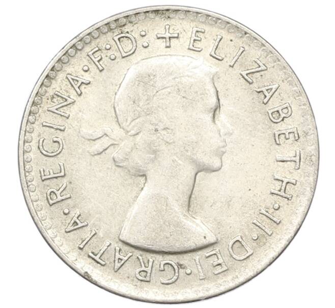 Монета 3 пенса 1963 года Австралия (Артикул: M2-81669) — Фото №2