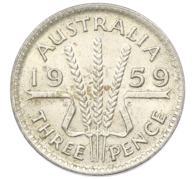 Монета 3 пенса 1959 года Австралия (Артикул: M2-81670) — Фото №1