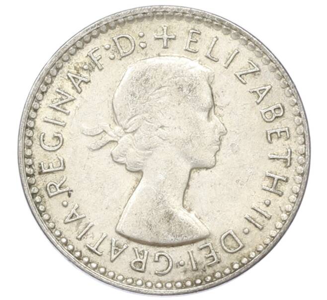 Монета 3 пенса 1959 года Австралия (Артикул: M2-81670) — Фото №2