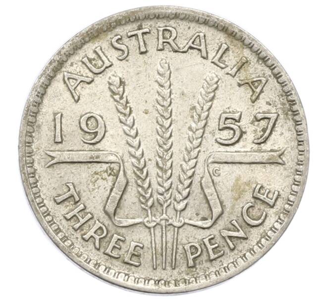 Монета 3 пенса 1957 года Австралия (Артикул: M2-81671) — Фото №1